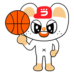 Basketball Mouse Cartoon Spin