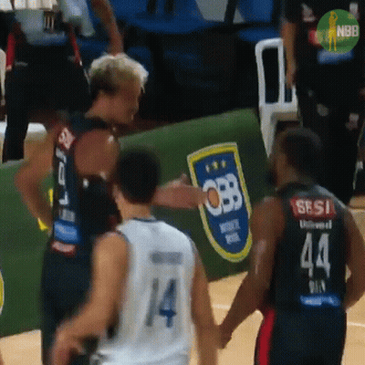 Basketball Player 44 Shaking Hands GIF