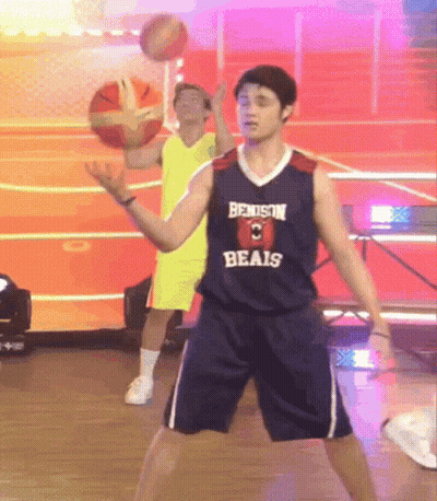 Basketball Player About To Throw Ball GIF