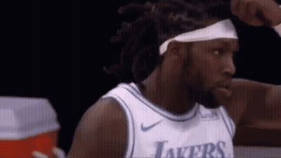 Basketball Player Adjusting Hair GIF