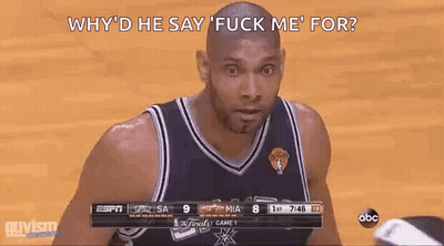 Basketball Player Asking Why He Said Fuck Me GIF