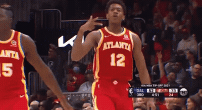 Basketball Player Atlanta 12 Jersey GIF