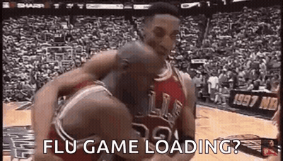 Basketball Player Being Lifted By Another Player GIF