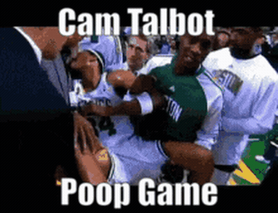 Basketball Player Cam Talbot Poop Game GIF