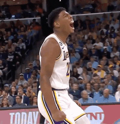 Basketball Player Celebrating With Fist GIF