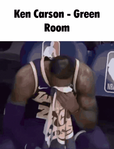 Basketball Player Covering Face With Towel GIF