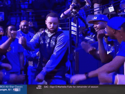 Basketball Player Dancing In Front Of Crowd NBA News GIF
