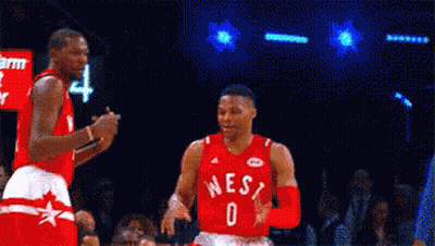 Basketball Player Dancing In West Jersey GIF