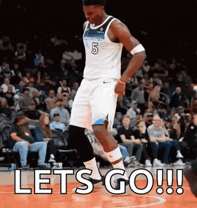 Basketball Player Dancing Lets Go GIF