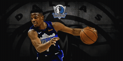 Basketball Player Dennis Smith Dribbling Ball GIF