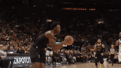 Basketball Player Dribbling GIF
