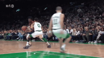 Basketball Player Dribbling Number 0 GIF