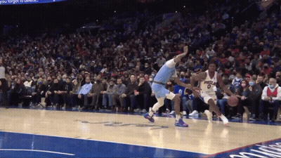 Basketball Player Dribbling Number 0 GIF