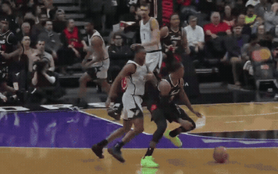 Basketball Player Dribbling Number 1 GIF