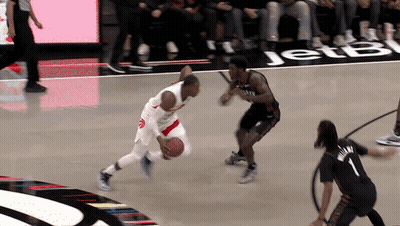 Basketball Player Dribbling Number 1 GIF