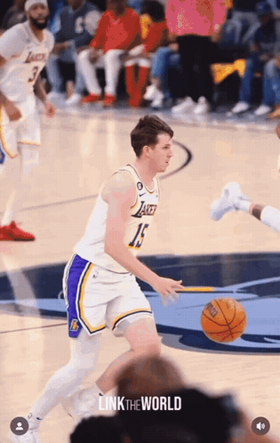 Basketball Player Dribbling Number 15