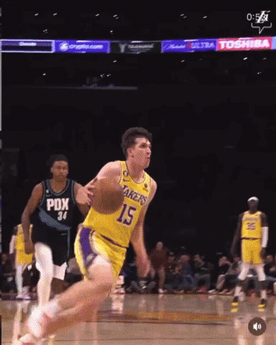 Basketball Player Dribbling Number 15 GIF