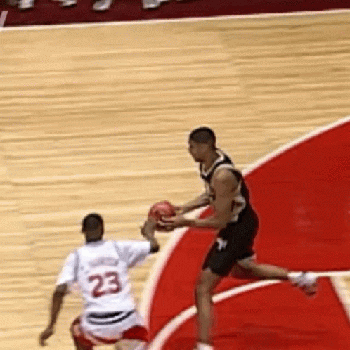 Basketball Player Dribbling Number 23 GIF