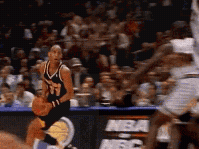 Basketball Player Dribbling Number 77 GIF