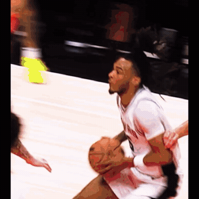 Basketball Player Dribbling Number 9 GIF