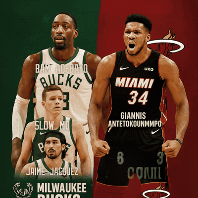 Basketball Player Dunking Over Opponent GIF