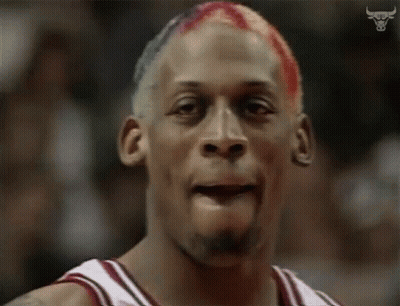 Basketball Player Face Close Up With Bull GIF