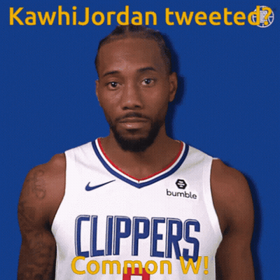 Basketball Player For Clippers Poster GIF
