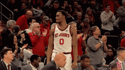 Basketball Player For St John's In Front Of Crowd GIF