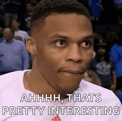 Basketball Player Funny Face Saying Ahhhh That's Pretty Interesting GIF