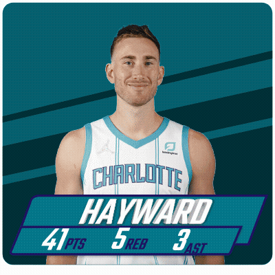 Basketball Player Hayward In Charlotte Uniform GIF