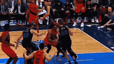Basketball Player Holding Gatorade Bottle GIF