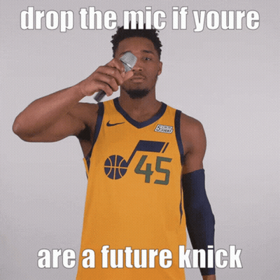 Basketball Player Holding Microphone Number 45 GIF