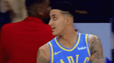 Basketball Player In Blue And Yellow Jersey GIF