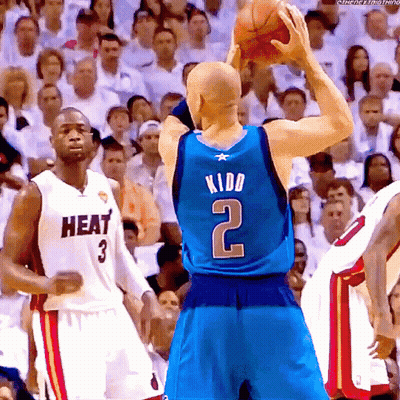 Basketball Player In Blue Jersey Number 2 GIF