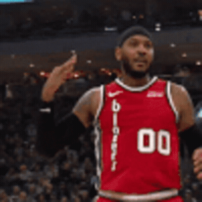 Basketball Player In Blue Uniform With Number 1 GIF
