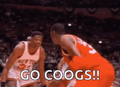 Basketball Player In Bulls Jersey Chased By Bird While Dribbling GIF