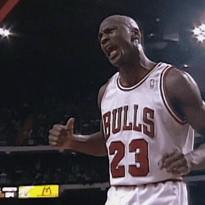 Basketball Player In Bulls Jersey Thumbs Up GIF