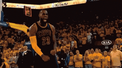 Basketball Player In Cavs 23 Jersey GIF