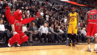 Basketball Player In Cavs Jersey On Court GIF