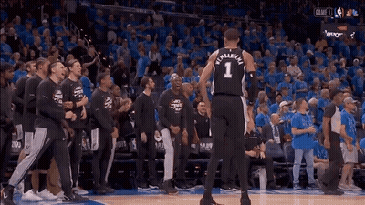 Basketball Player In Celtics Jersey By Hoop GIF