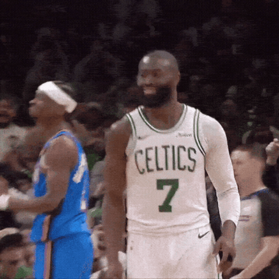 Basketball Player In Celtics Jersey GIF