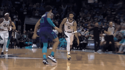Basketball Player In Celtics Jersey GIF