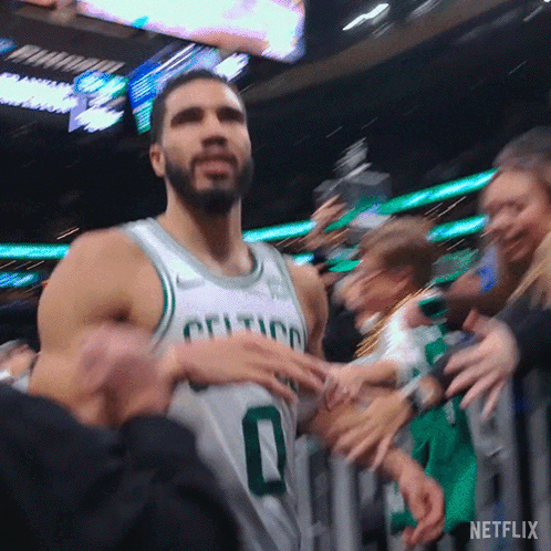 Basketball Player In Celtics Jersey GIF