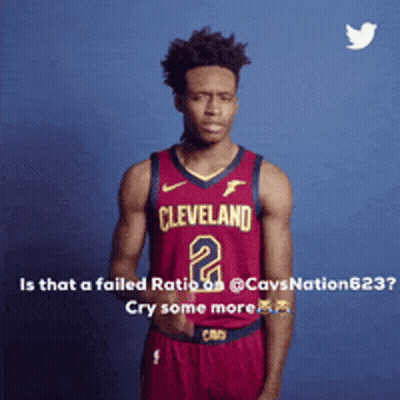 Basketball Player In Cleveland Jersey GIF
