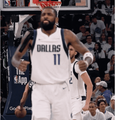 Basketball Player In Dallas Jersey On Court GIF