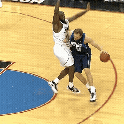 Basketball Player In Dallas Jersey Rebound GIF