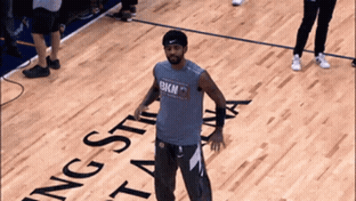 Basketball Player In Dallas Jersey Talks To Umpire GIF