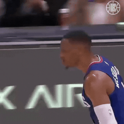 Basketball Player In Front Of Air Sign GIF