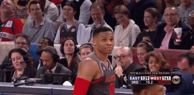 Basketball Player In Front Of Crowd GIF