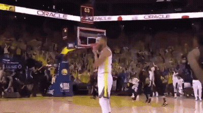 Basketball Player In Front Of Crowd GIF